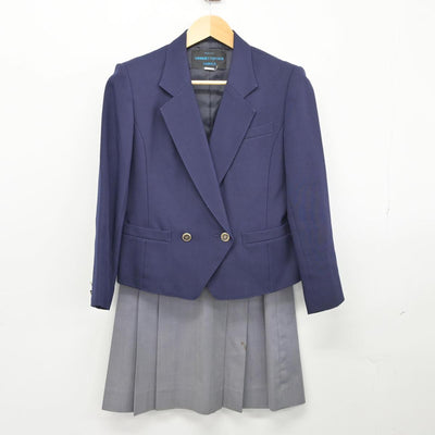 【中古】三重県 四日市高等学校 女子制服 2点（ブレザー・スカート）sf026622