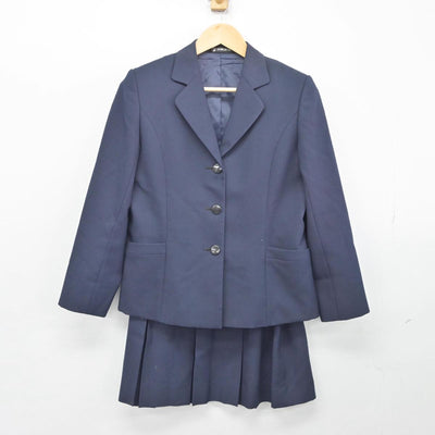 【中古】神奈川県 藤沢西高等学校 女子制服 3点（ブレザー・スカート・スカート）sf026629