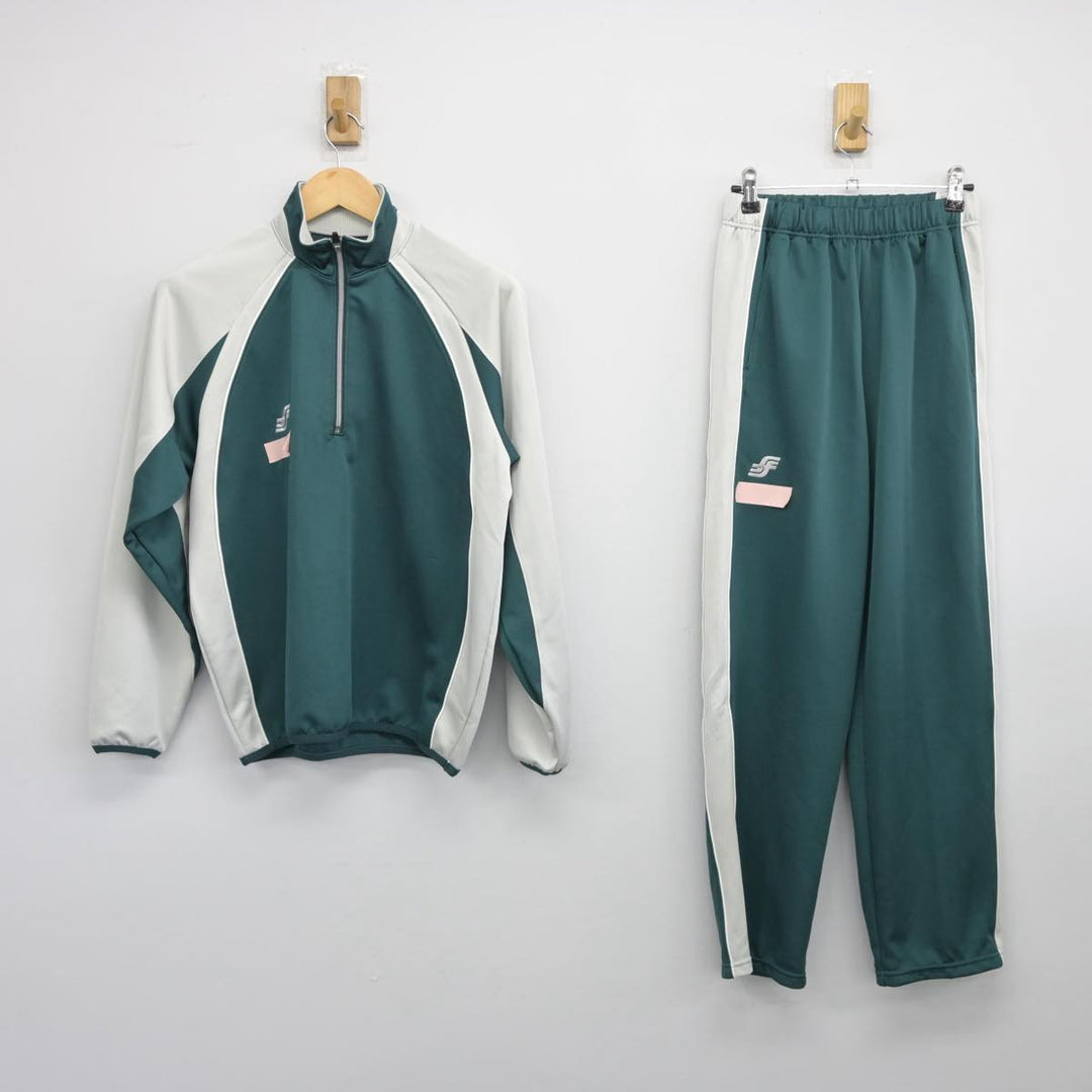 高川学園　ジャージ上下 中古】大阪府 芥川高等学校 女子制服 2点 (ジャージ 上