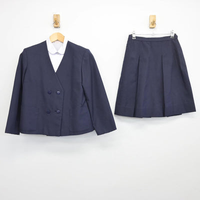 【中古】宮城県 小野田中学校 女子制服 3点（ブレザー・シャツ・スカート）sf026637