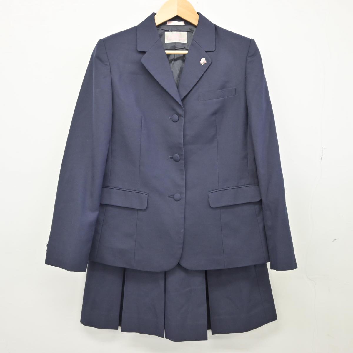 【中古】埼玉県 与野高等学校 女子制服 3点（ブレザー・スカート）sf026644