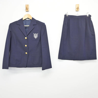 【中古】兵庫県 甲南女子大学 女子制服 2点（ブレザー・スカート）sf026645