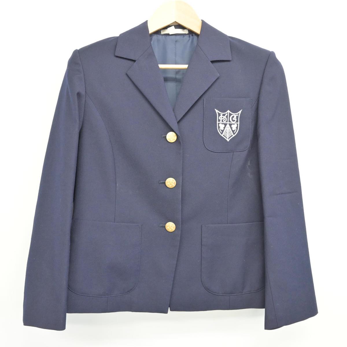 【中古】兵庫県 甲南女子大学 女子制服 2点（ブレザー・スカート）sf026645