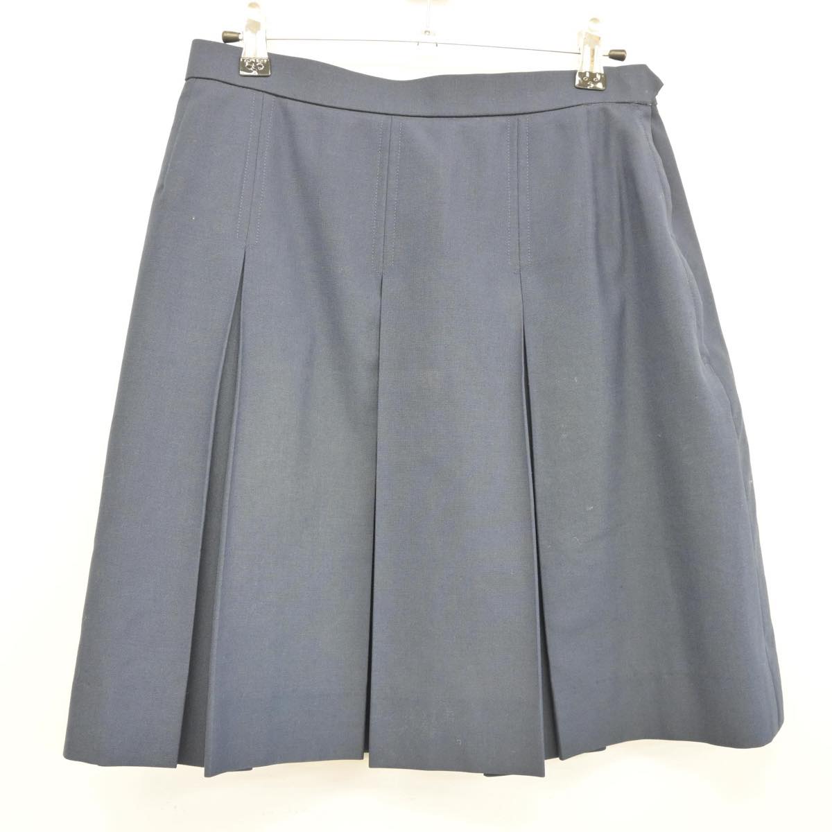 【中古】神奈川県 平塚学園高等学校 女子制服 3点（シャツ・ニットベスト・スカート）sf026656