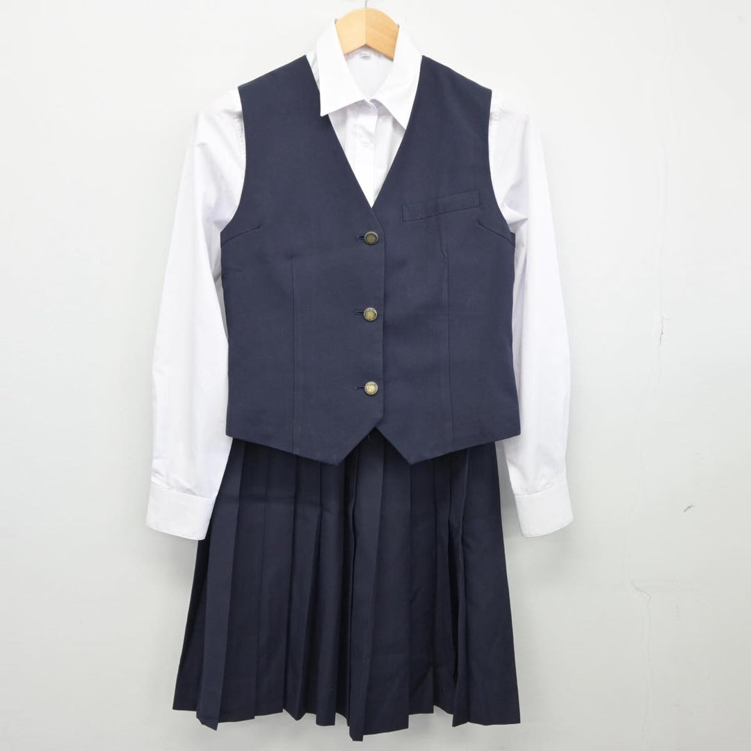 【中古制服】埼玉県 大宮高等学校 女子制服 3点（シャツ・ベスト・スカート）sf026664【リサイクル学生服】 | 中古制服通販パレイド