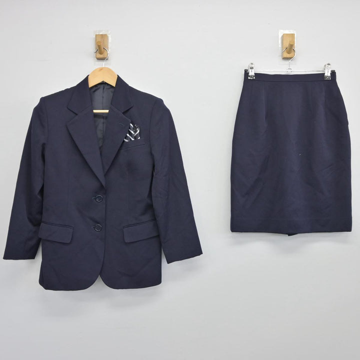 【中古】広島県 安田女子大学 女子制服 2点（ブレザー・スカート）sf026673