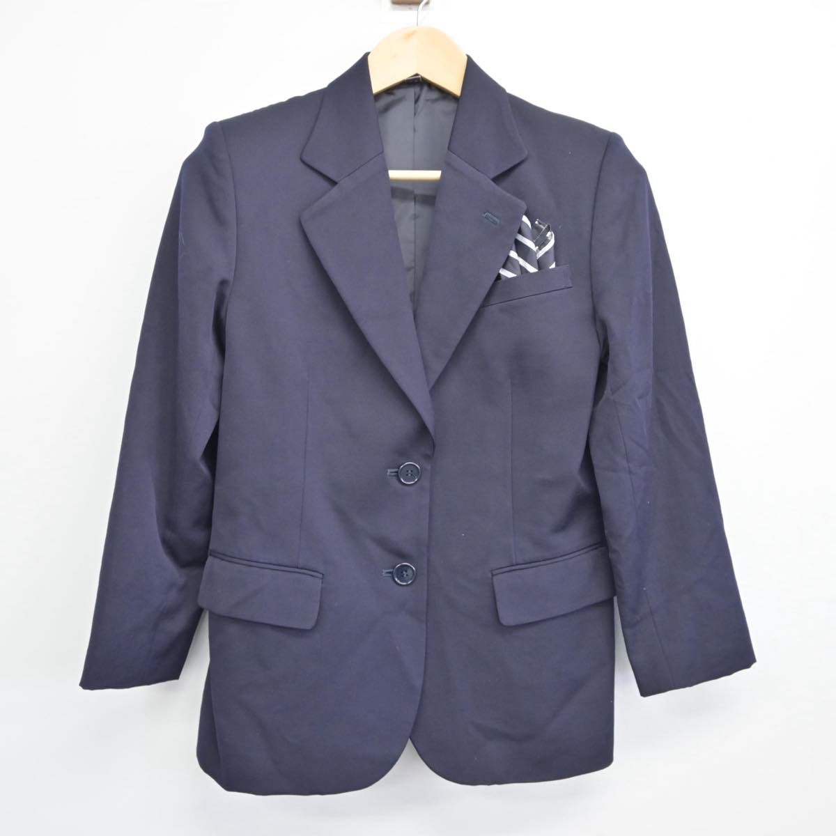 【中古】広島県 安田女子大学 女子制服 2点（ブレザー・スカート）sf026673