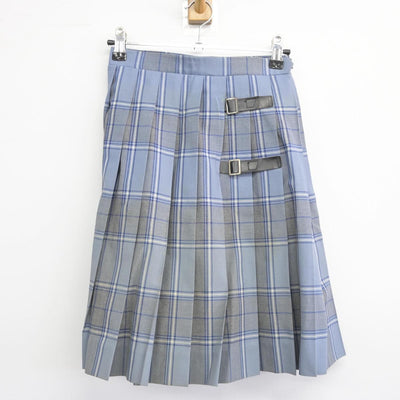 【中古】東京都 東横学園中学校 女子制服 3点（ニットベスト・スカート）sf026675