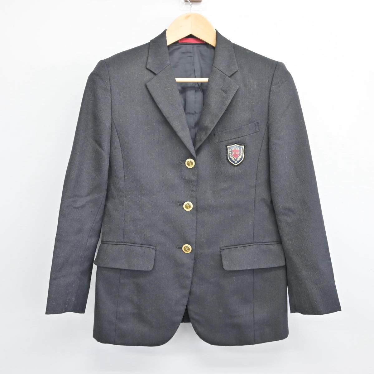 【中古】東京都 東京都市大学等々力高等学校女子部 女子制服 3点（ブレザー・スカート）sf026678