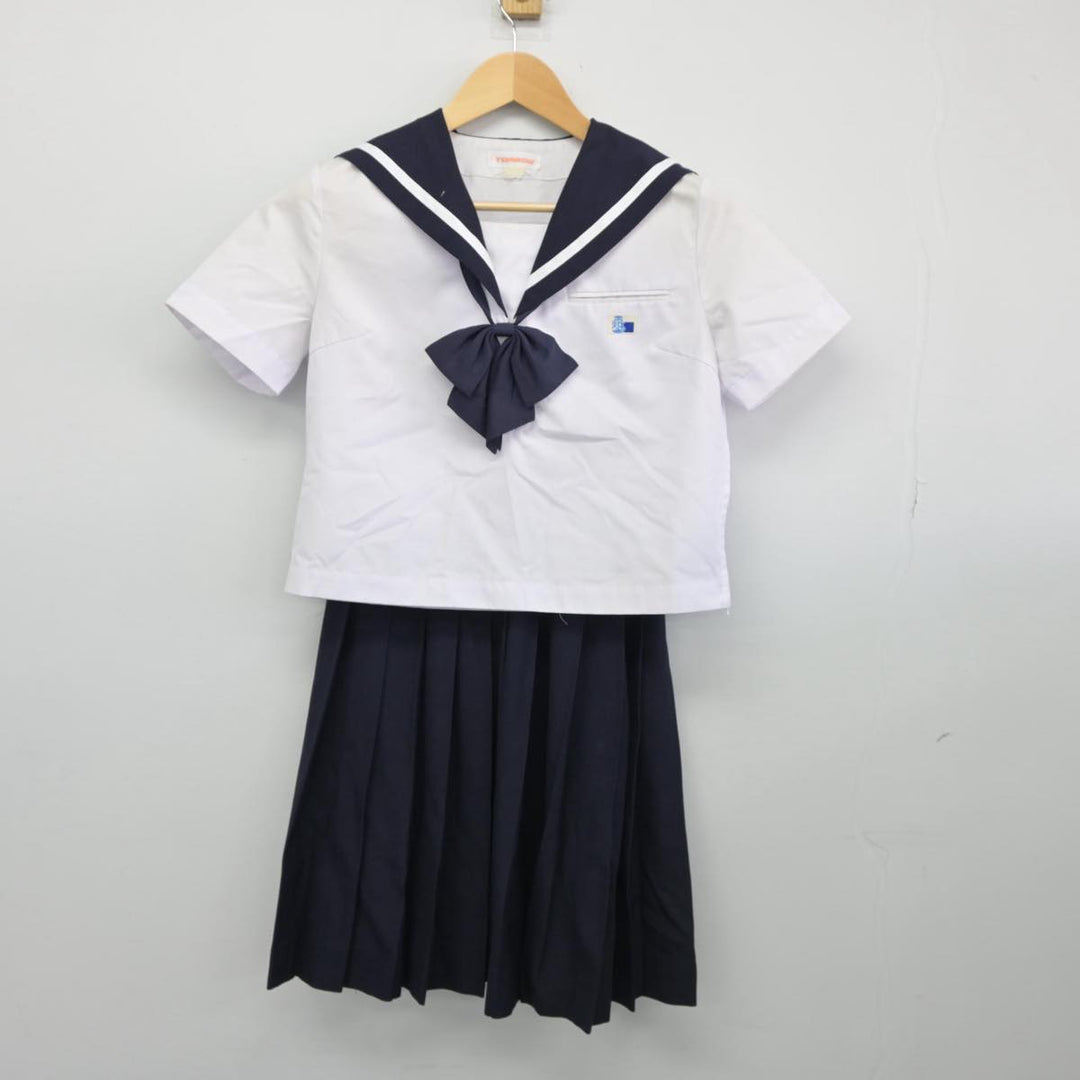 I369/Y(中古)秋田県 あっけなく 湯沢商工高校 女子制服4点 /希少