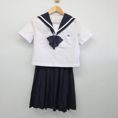 【中古】秋田県 秋田工業高等学校 女子制服 4点（セーラー服・スカート）sf026686