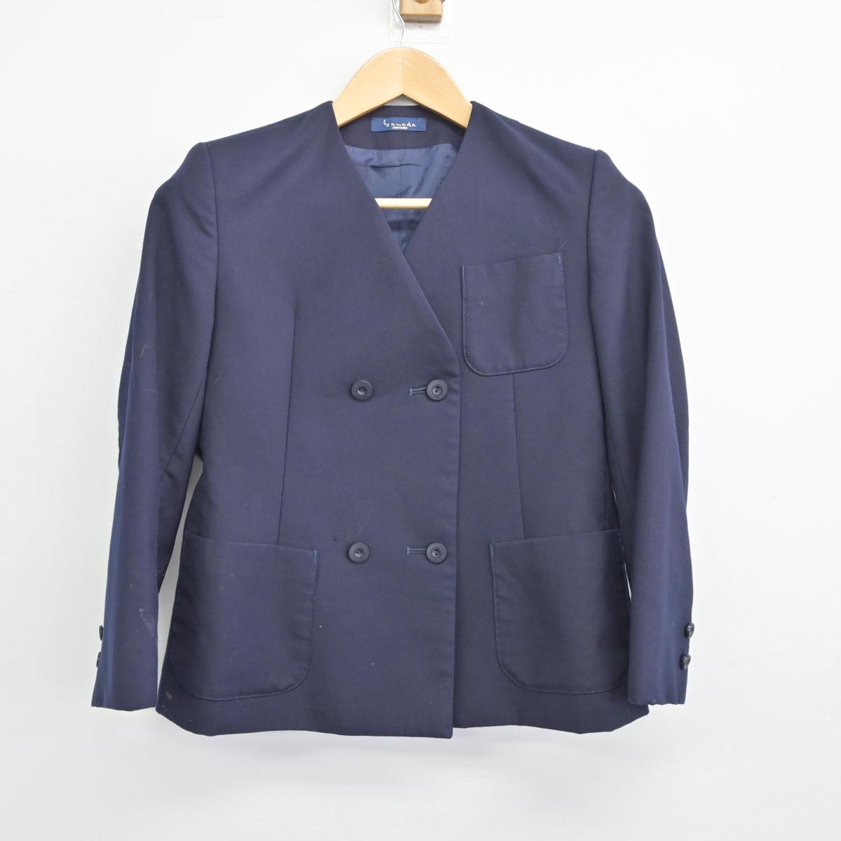 【中古】静岡県 静岡市立南中学校 女子制服 2点（ブレザー・ズボン）sf026687