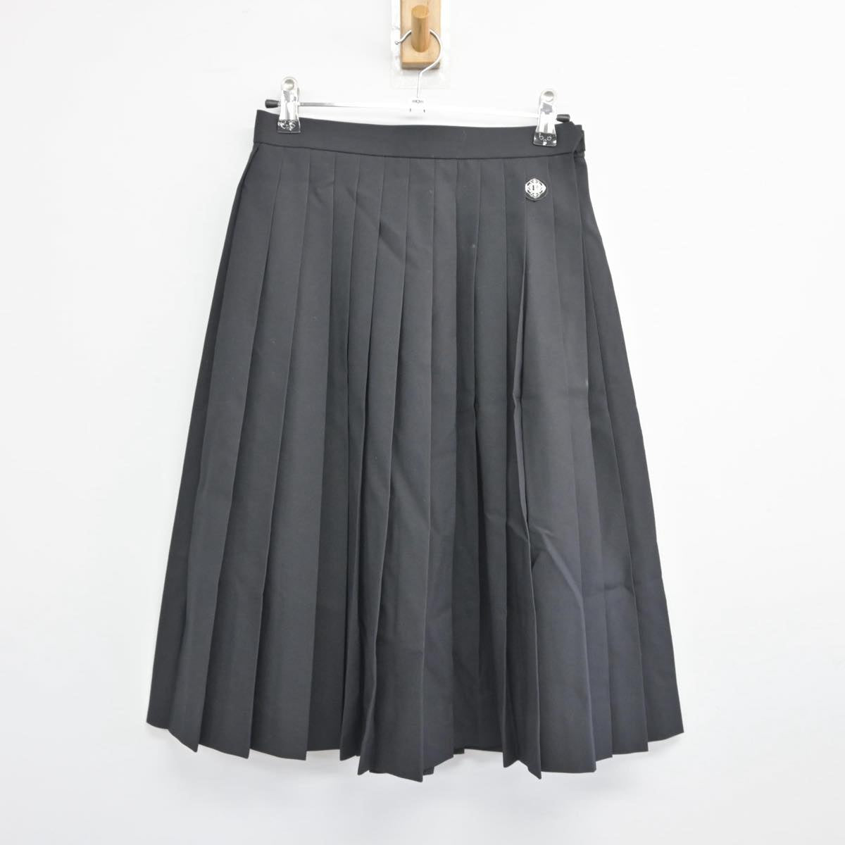 【中古】三重県 小俣中学校 女子制服 2点（シャツ・スカート）sf026703