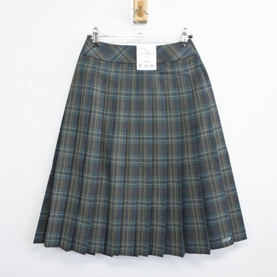 【中古】北海道 札幌西陵高等学校 女子制服 3点（ベスト・シャツ・スカート）sf026762