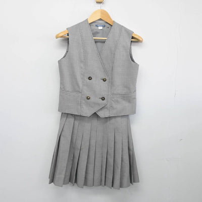 【中古】愛知県 名東高等学校 女子制服 4点（ブレザー・ベスト・スカート）sf026763