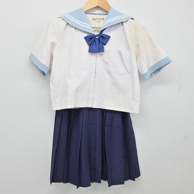 【中古】岐阜県 中京高等学校/旧モデル 女子制服 3点（セーラー服・スカート）sf026788