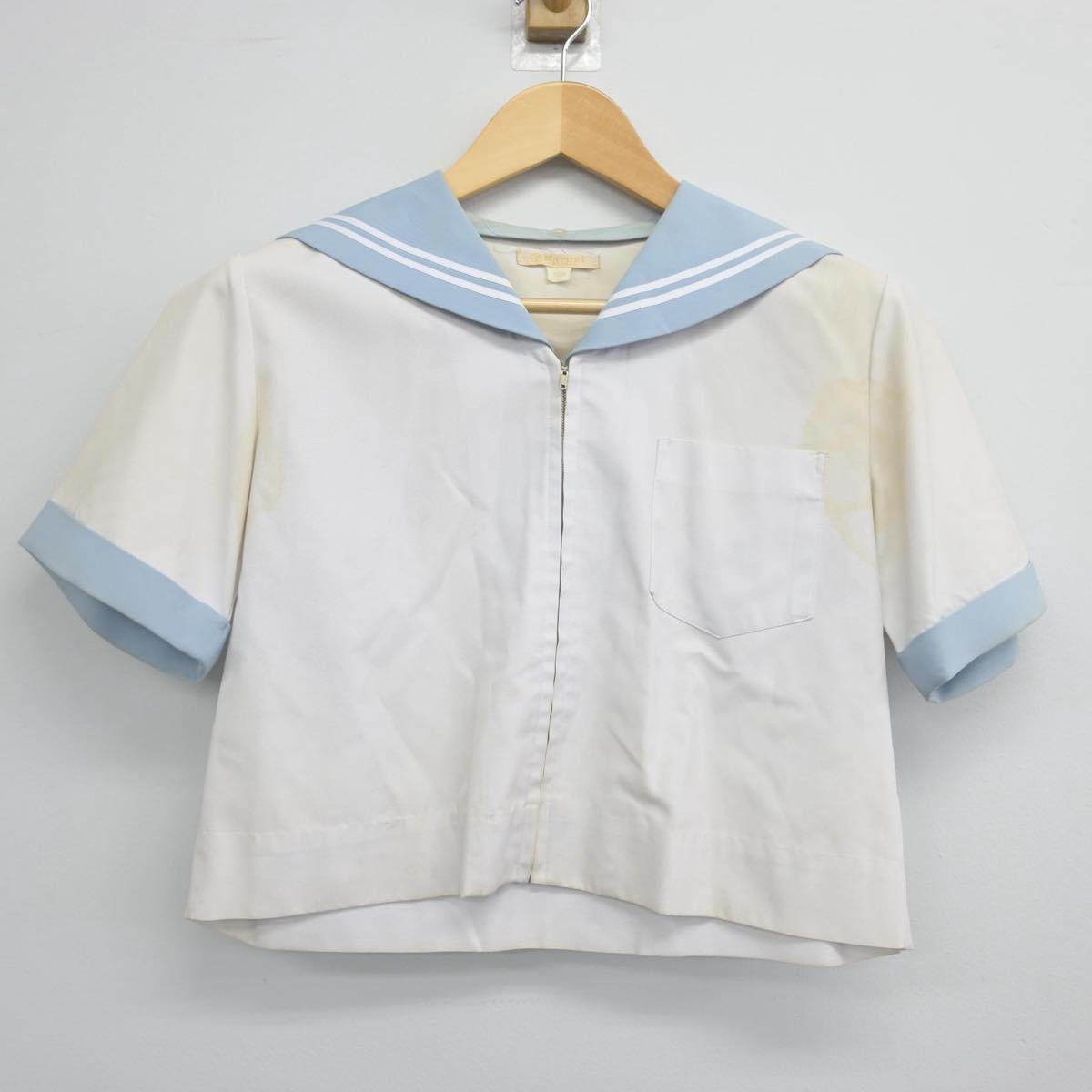 【中古】岐阜県 中京高等学校/旧モデル 女子制服 2点（セーラー服・スカート）sf026789