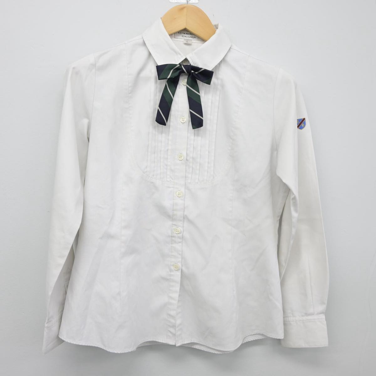 【中古】東京都 國學院高等学校 女子制服 5点（ブレザー・シャツ・ニット・スカート）sf026803