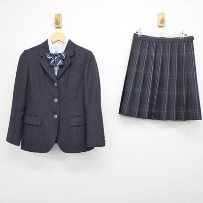 【中古】東京都 久留米西高等学校 女子制服 5点（ブレザー・シャツ・スカート）sf026808