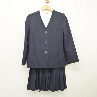 【中古】埼玉県 杉戸中学校 女子制服 3点（ブレザー・シャツ・スカート）sf026824