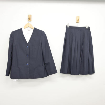 【中古】埼玉県 杉戸中学校 女子制服 3点（ブレザー・シャツ・スカート）sf026824