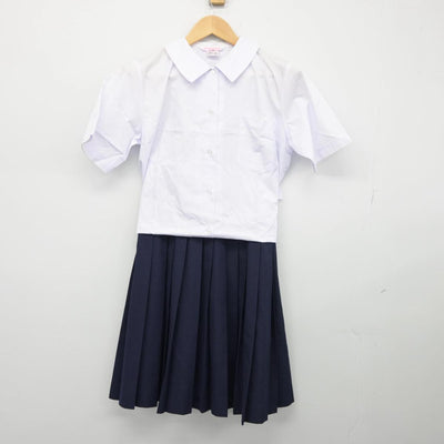 【中古】埼玉県 杉戸中学校 女子制服 2点（シャツ・スカート）sf026833