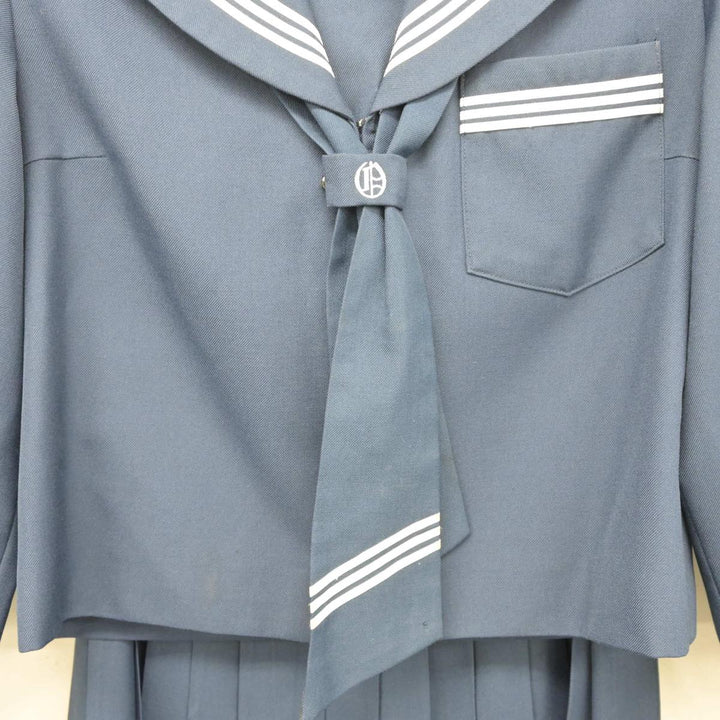 中古制服】兵庫県 大津中学校 女子制服 3点(セーラー服 中古制服】兵庫県 大津中学校 女子制服 3点(セーラー服