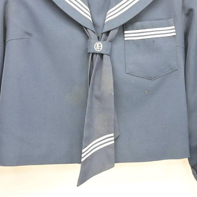 【中古】兵庫県 大津中学校 女子制服 2点（セーラー服）sf026848