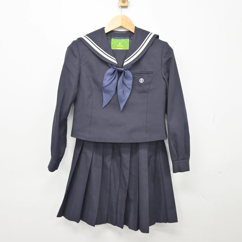 中古制服】北海道 札幌静修高等学校 女子制服 3点（セーラー服