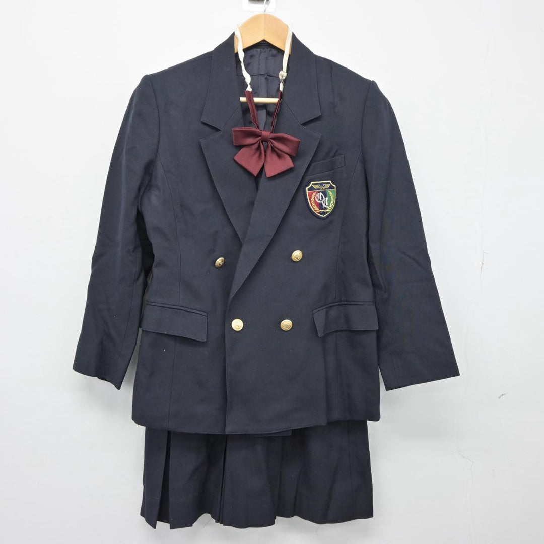 中古】埼玉県 大宮高等学校 女子制服 5点 (ブレザー・ベスト