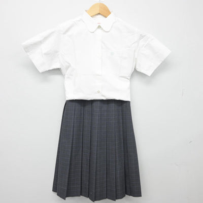 【中古】香川県 香川中央高等学校 女子制服 2点（シャツ・スカート）sf026878