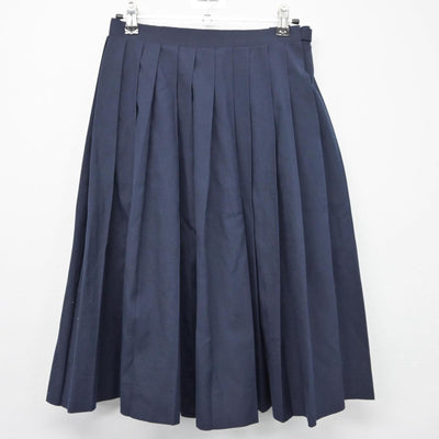 【中古】埼玉県 南浦和中学校 女子制服 2点（ベスト・スカート）sf026884