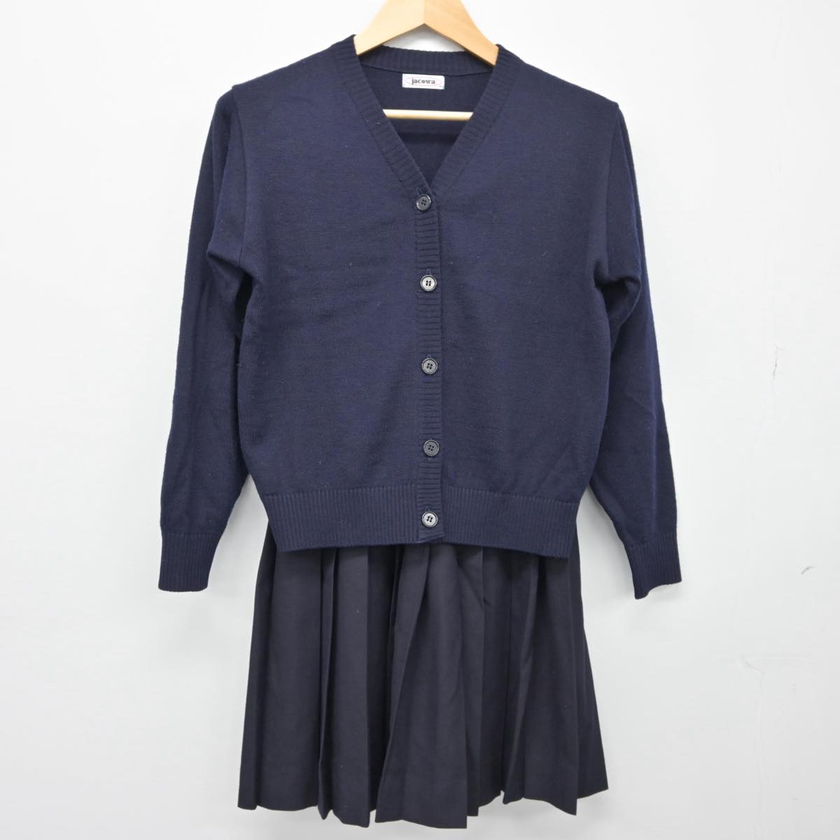 【中古】東京都 佼成学園女子高等学校 女子制服 3点（ブレザー・ニット・スカート）sf026895