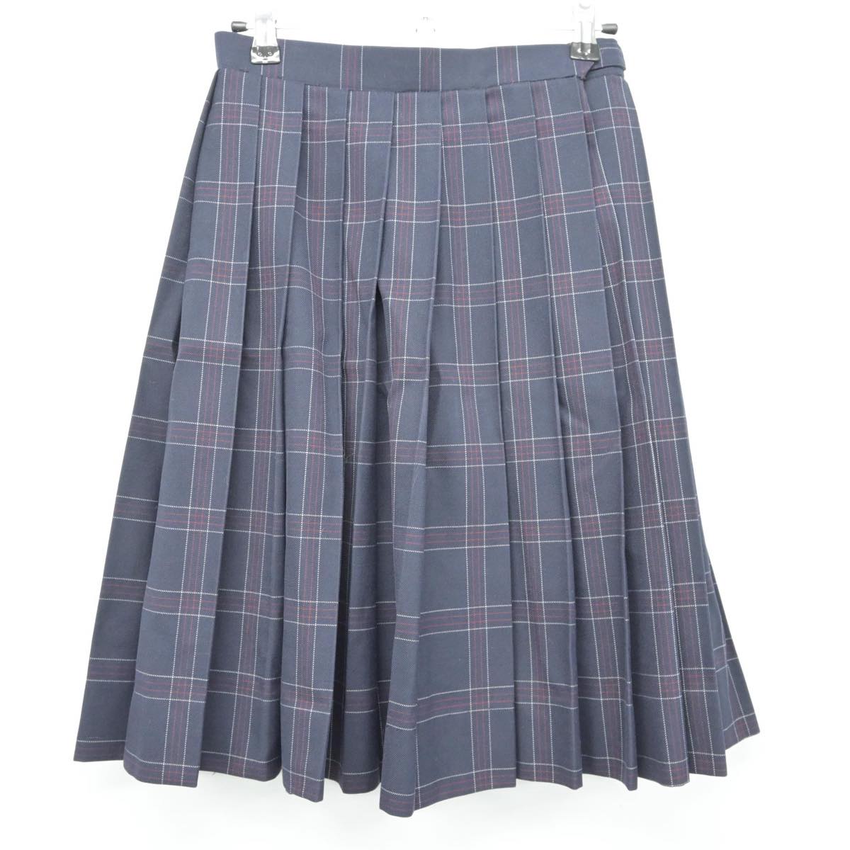 【中古】東京都 第二大島中学校 女子制服 5点（ブレザー・シャツ・ニット・スカート）sf026898