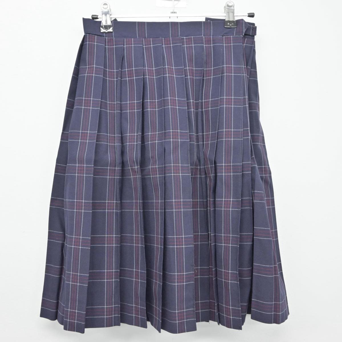 【中古】東京都 第二大島中学校 女子制服 3点（シャツ・スカート）sf026899