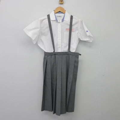 【中古】宮崎県 大淀中学校 女子制服 2点（シャツ・スカート）sf026903