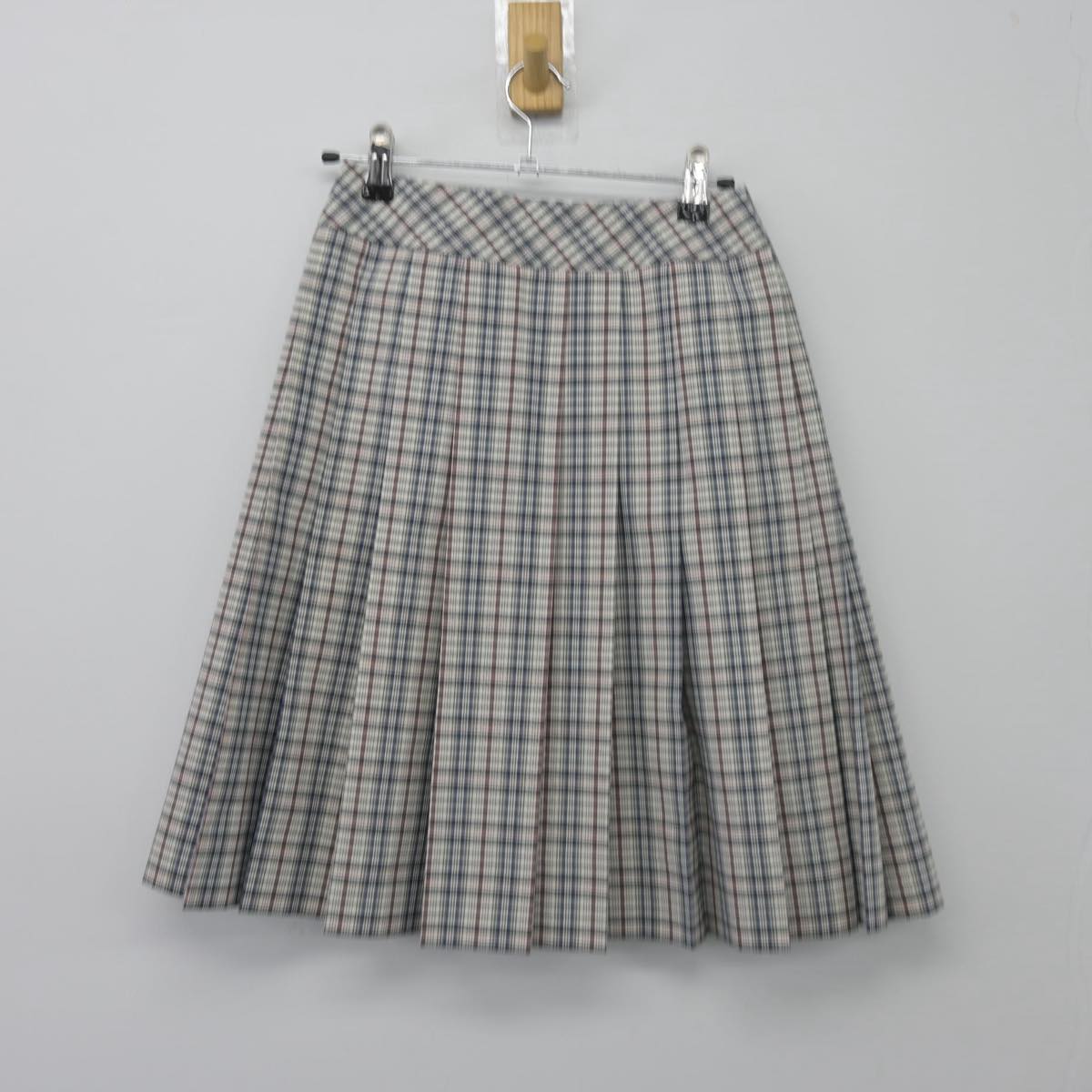 【中古】千葉県 芝浦工業大学柏中学高等学校 女子制服 3点（シャツ・スカート）sf026907