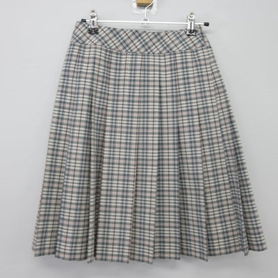 【中古】千葉県 芝浦工業大学柏中学高等学校 女子制服 3点（シャツ・ニットベスト・スカート）sf026908