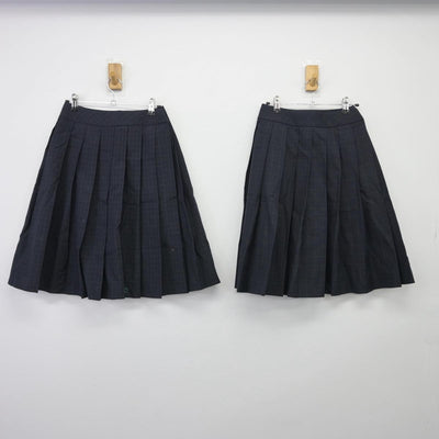 【中古】大阪府 盾津中学校 女子制服 3点（ブレザー・スカート）sf026914