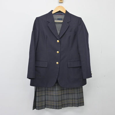 【中古】東京都 杉並総合高等学校 女子制服 4点（ブレザー・ニット・スカート）sf026919