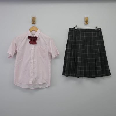 【中古】茨城県 大成女子高等学校 女子制服 3点（シャツ・スカート）sf026923