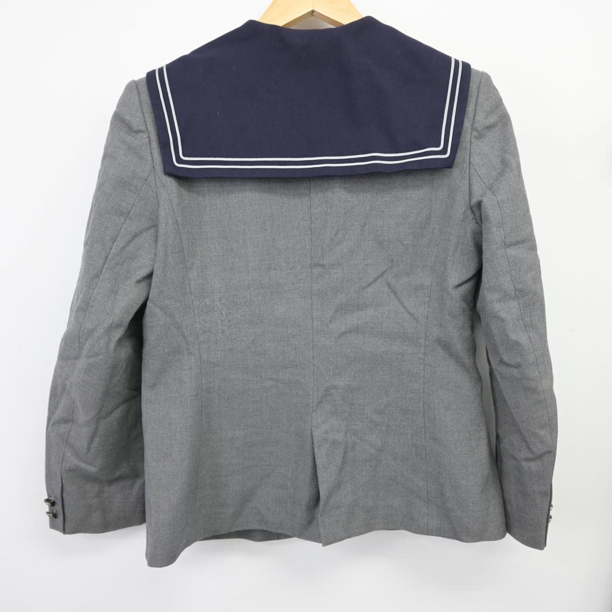 【中古】福岡県 精華女子高等学校 女子制服 3点（ブレザー・ジャンパースカート）sf026930