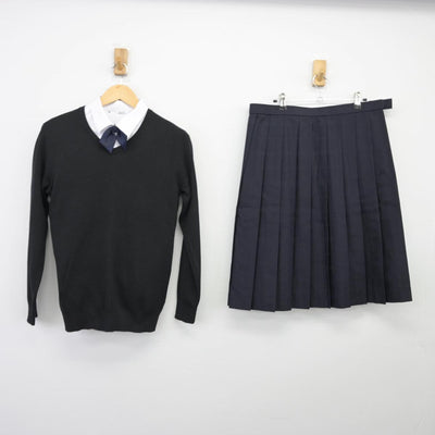 【中古】兵庫県 相生高等学校 女子制服 6点（ブレザー・シャツ・ニット・スカート）sf026935