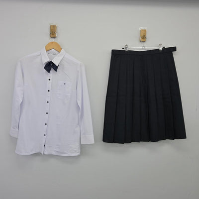 【中古】兵庫県 相生高等学校 女子制服 6点（ブレザー・シャツ・ニット・スカート）sf026935