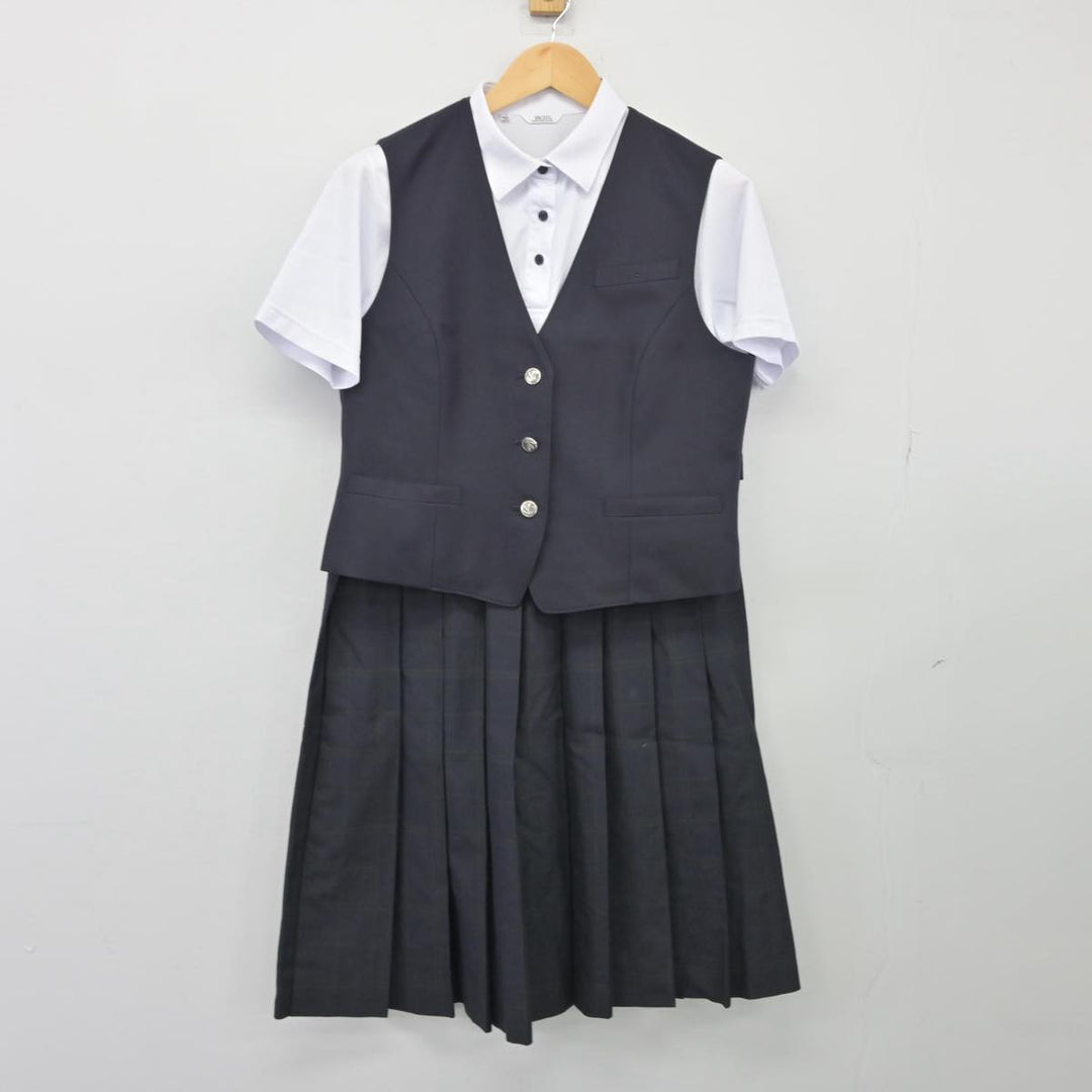 【中古制服】兵庫県 相生高等学校 女子制服 3点（シャツ・ベスト・スカート）sf026936【リサイクル学生服】 | 中古制服通販パレイド