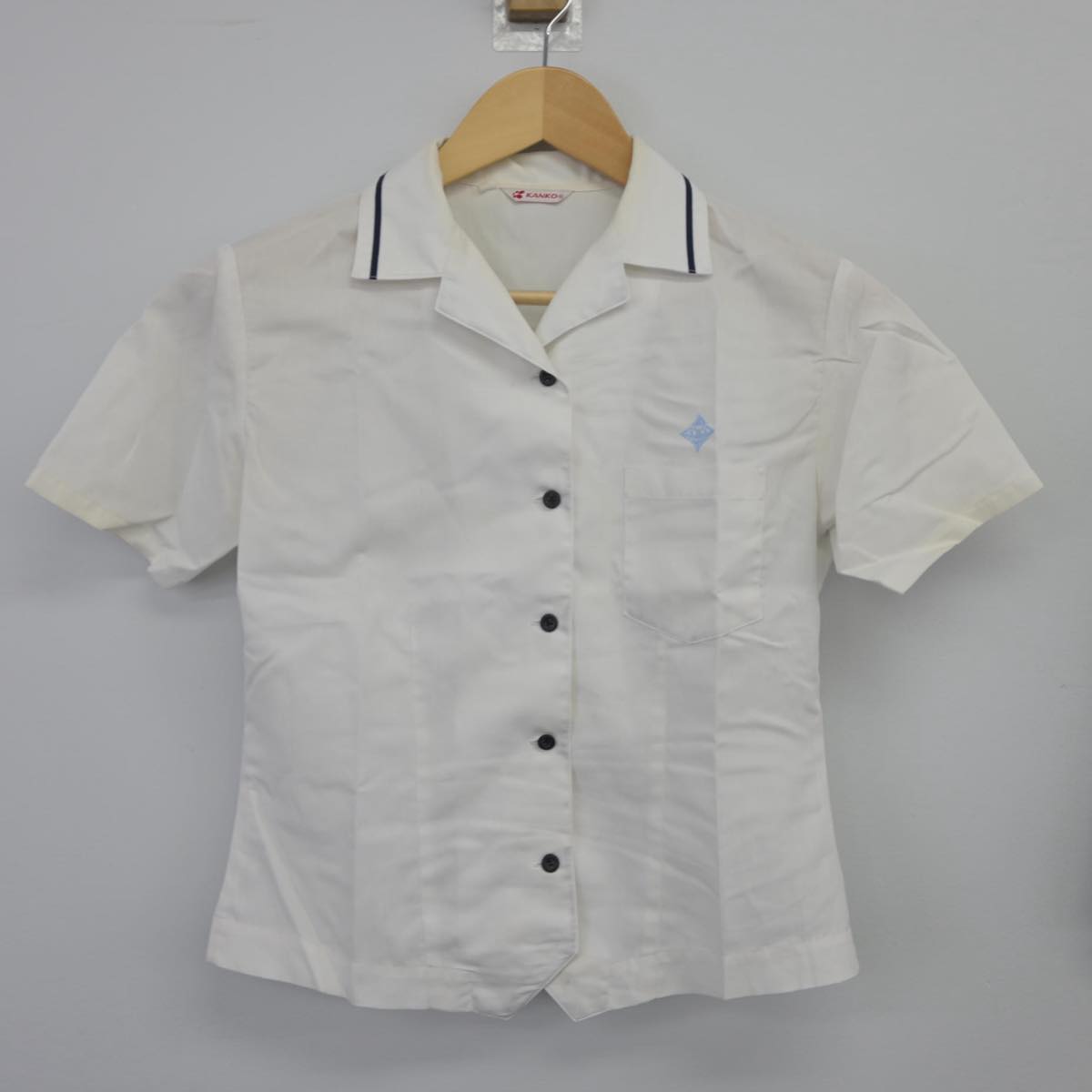 【中古】福岡県 筑紫丘高等学校 女子制服 2点（シャツ・スカート）sf026942