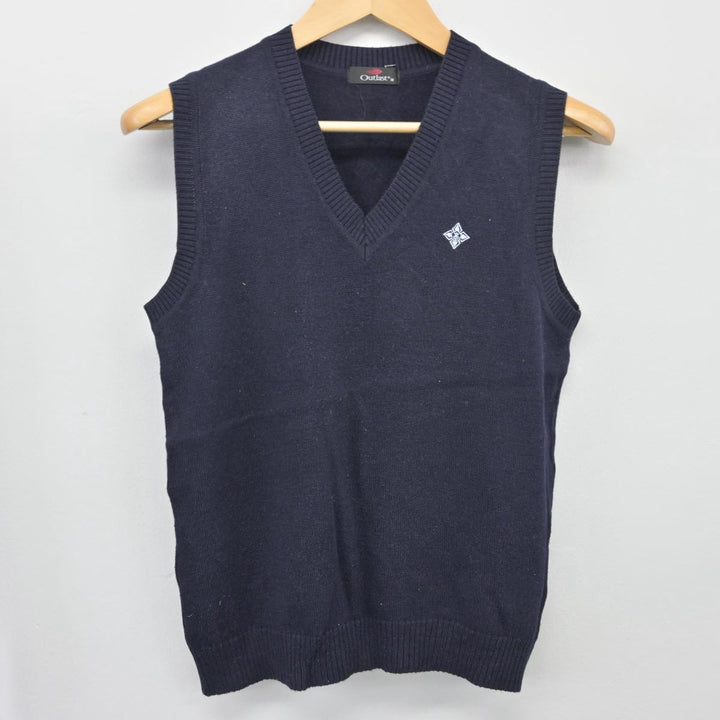 中古制服】福岡県 筑紫丘高等学校 女子制服 2点(ニット・ニット 中古制服】福岡県 筑紫丘高等学校 女子制服 2点(ニット・ニット