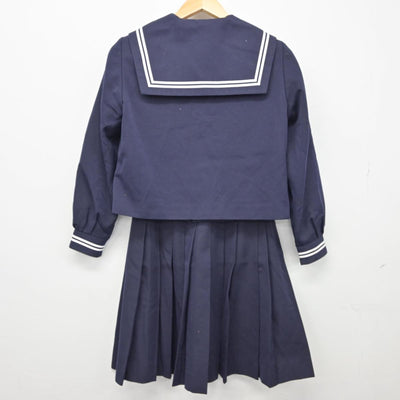 【中古】宮崎県 姫城中学校 女子制服 3点（セーラー服・スカート）sf026955