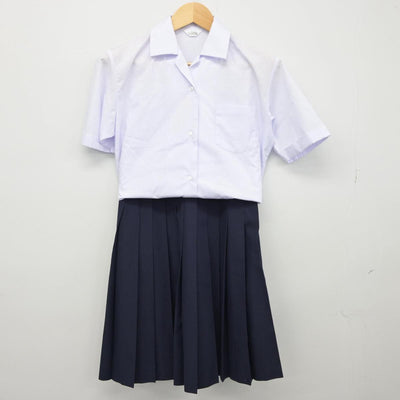 【中古】三重県 赤目中学校 女子制服 3点（シャツ・シャツ・スカート）sf026960