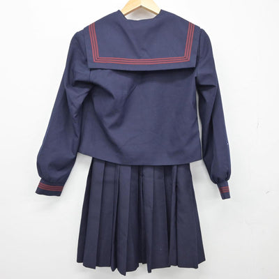 【中古】三重県 赤目中学校 女子制服 3点（セーラー服・スカート）sf026962